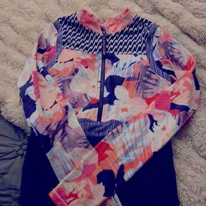 Athleta Girls one piece swimsuit